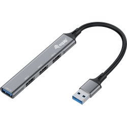 Equip 128960 hub de interfaz USB 3.2 Gen 1 (3.1 Gen 1) Type-A 5000 Mbit/s Negro, Gris Equip 128960 hub de interfaz USB 3.2 Gen 1 (3.1 Gen 1) Type- | 4015867227602 | Hay 7 unidades en almacén