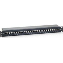 EQUIP 326424 PATCH PANEL CAT-6 24 PUERTOS NEGRO | Hay 29 unidades en almacén