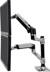 Ergotron LX Series Dual Stacking Arm 24P Plata | 45-248-026 | 0698833012545 | Hay 7 unidades en almacén