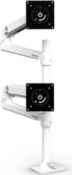 Ergotron LX Series LX Dual Stacking Arm 40P Abrazadera Blanc | 45-509-216 | 0698833061581 | Hay 5 unidades en almacén