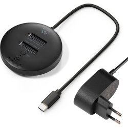 Ewent EW7078 base de conexión para disco duro USB 3.2 Gen 1 (3.1 Gen 1) Type-C Negro Ewent EW7078 base de conexión para disco duro USB 3.2 Gen 1 | 8052101435139 | Hay 4 unidades en almacén