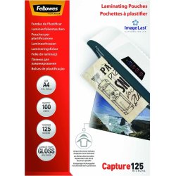 FELLOWES 5307407 FUNDAS PLASTIFICAR A4 125 MICRAS 100 UNIDADES FELLOWES 5307407 FUNDAS PLASTIFICAR A4 125 MICRAS 100 UNIDAD | 0077511530746 | Hay 32 unidades en almacén