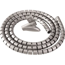 FELLOWES 9929801 ORGANIZADOR DE CABLES ZIP 2M PLATA | 0043859748655 | Hay 3 unidades en almacén