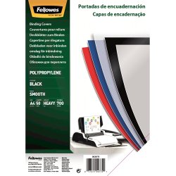 Fellowes Portadas Polipropileno A4 700 Micras Negro Pack 50 Uds Fellowes Portadas Polipropileno A4 700 Micras Negro Pack 50 | 5477502 | 0077511547751 | Hay 2 unidades en almacén