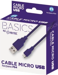 FR-TEC FT0018 cable USB USB 2.0 USB A Micro-USB B Azul | 8436563090875 | Hay 3 unidades en almacén