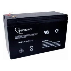 Gembird 12V, 9 Ah Sealed Lead Acid (VRLA) | BAT-12V9AH | 8716309071840 | Hay 5 unidades en almacén