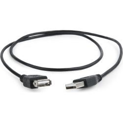 Gembird CC-USB2-AMAF-75CM/300-BK cable USB 0,75 m USB 2.0 USB A Negro más grande Gembird CC-USB2-AMAF-75CM/300-BK cable USB 0,75 m USB 2.0 USB A Negro | 8716309098816