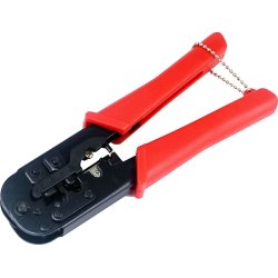 Gembird T-WC-01 crimpadora Herramienta para prensar Negro | 8716309084550 | Hay 4 unidades en almacén