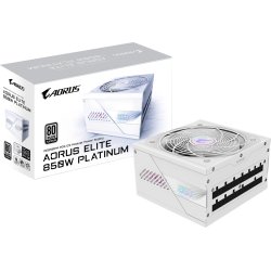 GIGABYTE AORUS ELITE P850W ICE Fuente de Alimentación - PCIe 5.0, 80 PLUS Platinum, Diseño completamente modular, Ventilador de 120 mm, Compatible c GIGABYTE AORUS ELITE P850W ICE Fuente de Alimentación - PCI | GP-AE850PMPG5ICEEU | 4719331554392 | Hay 7 unidades en almacén