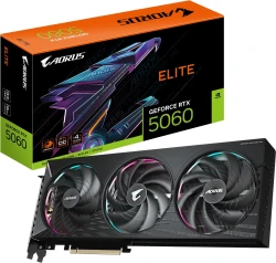 GIGABYTE AORUS GeForce RTX 5060 ELITE 8G Tarjeta Gráfica -  | GV-N5060AORUS E-8GD | 4719331356392 | Hay 9 unidades en almacén