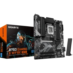 GIGABYTE B760 GAMING X WIFI6E GEN5 Placa Base – Compatible con procesadores Intel Core 14ª generación, VRM de 8+1+1 fases, hasta 5600 MHz DDR5, 3 GIGABYTE B760 GAMING X WIFI6E GEN5 Placa Base – Compatible | B760GXWF6EGEN5 | 4719331871673 | Hay 18 unidades en almacén