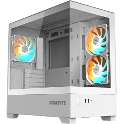 GIGABYTE C201 PANORAMIC ICE Caja para PC – Torre media, m-ATX, compatible con radiador de 360 mm, 3 ventiladores preinstalados, USB 3.0, compatible GIGABYTE C201 PANORAMIC ICE Caja para PC – Torre media, m- | GB-C201PI | 4719331555849 | Hay 20 unidades en almacén