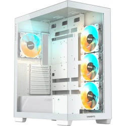 GIGABYTE C500 PANORAMIC STEALTH Midi Tower Blanco | GB-C500PI ST | 4719331555030 | Hay 1 unidades en almacén