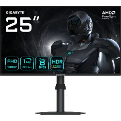 GIGABYTE G25F2 Monitor Gaming 24,5`` FHD – 1920 x 1080, 200Hz, 1ms, 300 cd/m², DisplayHDR 10, HDMI 2.0, DisplayPort 1.4 GIGABYTE G25F2 Monitor Gaming 24,5`` FHD – 1920 x 1080, 20 | G25F2EK | 4719331867409 | Hay 238 unidades en almacén