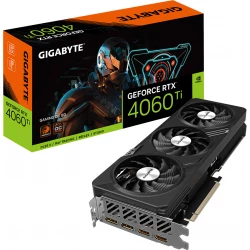 Gigabyte GeForce RTX­­ 4060 Ti GAMING OC 8G NVIDIA GeForce RTX 4060 Ti 8 GB GD | GV-N406TGAMING OC-8GD | 4719331313456 [1 de 8]