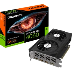 Gigabyte GeForce RTX 4060 WINDFORCE OC 8G NVIDIA 8 GB GDDR6 | GV-N4060WF2OC-8GD G10 | 4719331313685 [1 de 8]