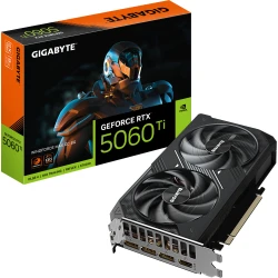 GIGABYTE GeForce RTX 5060 Ti WINDFORCE MAX OC 8G Tarjeta Gráfica – 8 GB GDDR7, 128 bits, PCI-E 5.0, 2617MHz Frecuencia del núcleo, 3 x DisplayPort GIGABYTE GeForce RTX 5060 Ti WINDFORCE MAX OC 8G Tarjeta Gr | GV-N506TEAGLEMAXOC-8GD | 4719331356637 | Hay 25 unidades en almacén