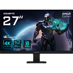 GIGABYTE GS27U 27`` Monitor de juegos UHD - 3840 x 2160, 160Hz, 1ms, 350 cd/m², Display HDR400, HDMI 2.1, DisplayPort 1.4 GIGABYTE GS27U 27`` Monitor de juegos UHD - 3840 x 2160, 160 | GS27UEK | 4719331860738 | Hay 17 unidades en almacén