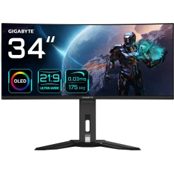 GIGABYTE Monitor de juegos curvo OLED WQHD MO34WQC de 34`` - | 4719331858995 | 4719331858995 | Hay 13 unidades en almacén