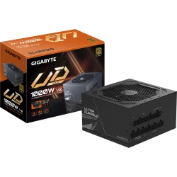 GIGABYTE UD1000GM PG5 V2 Fuente de Alimentación – PCIe Gen 5.1, 80 PLUS Gold, Diseño completamente modular, Ventilador de 120 mm, Compatible con A GIGABYTE UD1000GM PG5 V2 Fuente de Alimentación – PCIe Ge | GP-UD1000GMPG5V2EU | 4719331556112 | Hay 11 unidades en almacén