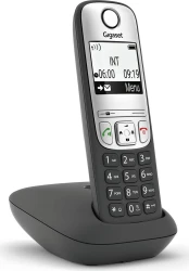 Gigaset A690 Teléfono analógico Negro, Plata | S30852-H2810-D201 | 4250366856933 | Hay 100 unidades en almacén