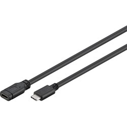 Goobay 45393 cable USB 1 m USB 3.2 Gen 1 (3.1 Gen 1) USB C Negro | 4040849453939 [1 de 2]