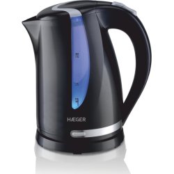Haeger EK-22B.023A tetera eléctrica 1,7 L 2200 W Negro | 5608475014819 | Hay 37 unidades en almacén