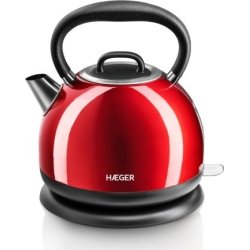 HERVIDOR ELÍ?CTRICO DE AGUA HAEGER RED CHERRY 2200W 1.7L RO | EK-22R.021A | Hay 13 unidades en almacén