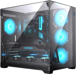 Hiditec Chasis ATX GAMING SKY BLACK USB 3.1 TYPE-C | CHA010056 | Hay 4 unidades en almacén