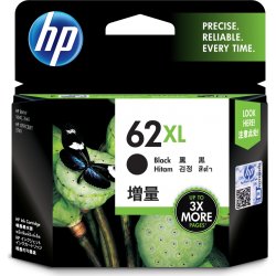 HP Cartucho de tinta original 62XL de alta capacidad negro HP Cartucho de tinta original 62XL de alta capacidad negro | C2P05AE#ABE | 0888793376768 | Hay 2295 unidades en almacén