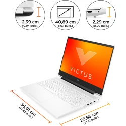 HP Victus Gaming Laptop 16-r0035ns Portátil 40,9 cm (16.1``) Full HD Intel® | 9J1E2EA#ABE | 0197961622959 [1 de 9]