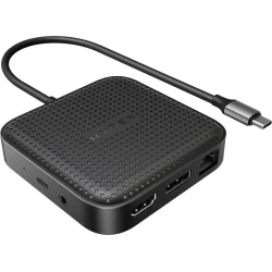 HYPER HD583-GL base para portátil y replicador de puertos Acoplamiento USB 3.2  | 6941921147709 [1 de 6]