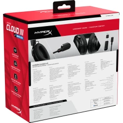 HyperX Auriculares gaming inalámbricos Cloud III S negros | A59YZAA | 0198415435590 | Hay 45 unidades en almacén