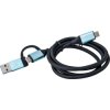 i-tec Cable adaptador usb 3.2 gen 1 usb tipo-c macho a usb tipo-c macho 1m negro azul | (1)
