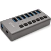 i-tec USB 3.0 Charging HUB 7port + Power Adapter 36 W Gris | (1)