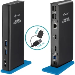 I-TEC USB 3.0/USB-C Dual HDMI Docking Station Negro | U3DUALHDMIDOCK | Hay 8 unidades en almacén