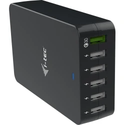 I-tec USB Smart Charger 6x USB-A Port 52W Negro | CHARGER6P52W | 8595611703768 | Hay 32 unidades en almacén