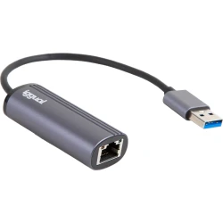 iggual Adaptador USB-A a RJ45 Gigabit Silver | IGG318447 | 8435364318447 | Hay 50 unidades en almacén