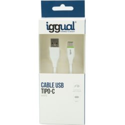 iggual Cable USB A/USB C 1 m Blanco iggual Cable USB A/USB C 1 m Blanco | IGG316948 | 8435364316948 | Hay 50 unidades en almacén