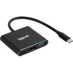 iggual Hub tipo C 3 en 1 HDMI USB3.0 iggual Hub tipo C 3 en 1 HDMI USB3.0 | IGG318461 | 8435364318461 | Hay 26 unidades en almacén