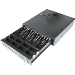 iggual IRON-15 Cajon portamonedas 37cm 4+8 metal negro | IGG317471 | Hay 50 unidades en almacén