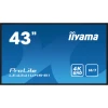 iiyama LE4341UHS-B1 pantalla de señalización Pantalla plana para señalización digital 108 cm (42.5``) LCD 350 cd / m² 4K Ultra HD Negro 18/7 | (1)