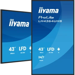 iiyama LH4364UHS-B1AG pantalla de señalización Pantalla plana para señalización digital 109,2 cm (43``) LED Wifi 500 cd / m² 4K Ultra HD Negro Pro iiyama LH4364UHS-B1AG pantalla de señalización Pantalla pl | 4948570125302 | Hay 1 unidades en almacén