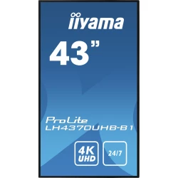 iiyama LH4370UHB-B1 pantalla de señalización Pantalla plan | 4948570118533 | Hay 9 unidades en almacén