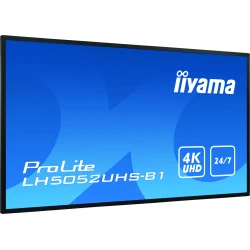 iiyama Pantalla de señalización digital 49.5P VA 4K Ultra  | LH5052UHS-B1 | 4948570118489 | Hay 2 unidades en almacén