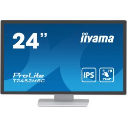 Iiyama Prolite 23.8`` Blanco Monitor Táctil | T2452MSC-W1 | 4948570122066
