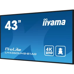iiyama PROLITE Pizarra de caballete digital 108 cm (42.5``)  | LH4360UHS-B1AG | 4948570122295 | Hay 1 unidades en almacén