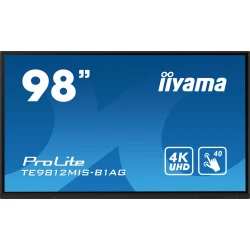 iiyama PROLITE Pizarra de caballete digital 2,49 m (98``) LE | TE9812MIS-B1AG | 4948570122875 | Hay 1 unidades en almacén