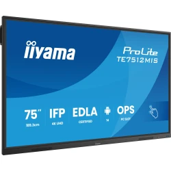 iiyama TE7512MIS-B4AG pantalla de señalización Pantalla pl | 4948570125494 | Hay 1 unidades en almacén