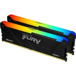Kingston Technology FURY Beast RGB módulo de memoria 16 GB 2 x 8 GB DDR4 3200 M | KF432C16BB2AK2/32 | 0740617337532 [1 de 8]